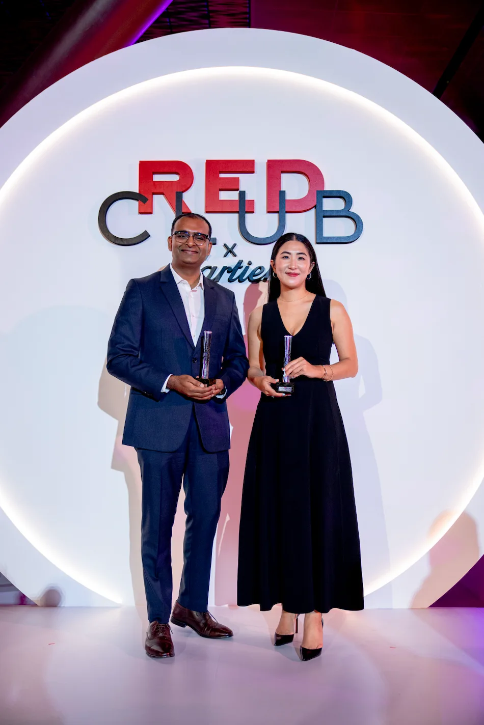 From left to right: Suraj Nandakumar and Didi Gan. &copy; Cartier